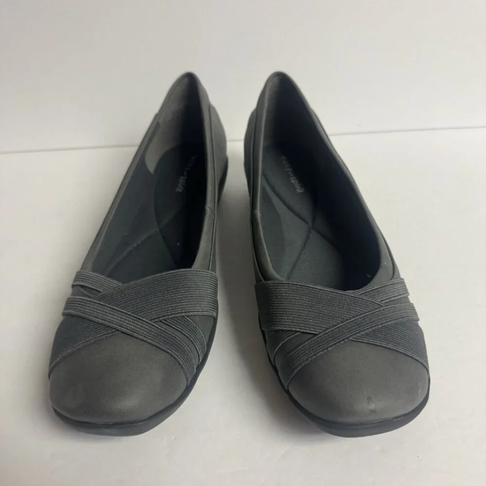 Easy Spirit Womens Acasia Loafer Dark Gray Size 8.5W